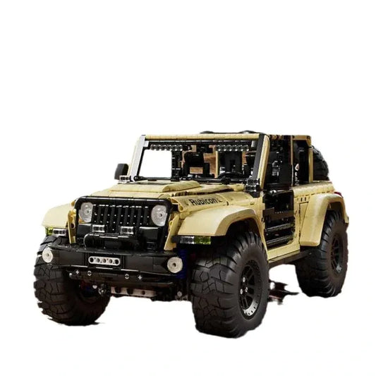 Tech MOC RC Jeep Wrangler SUV Car Bricks Toy