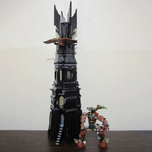 Building Blocks Movie MOC UCS Pinnacle Of Orthanc Tower Kids Toys
