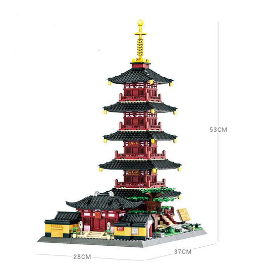 Creator Expert MOC China Hanshan Temple Bricks Toy