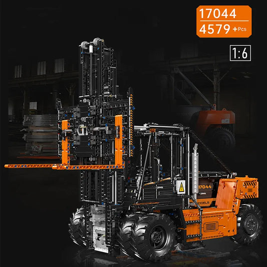 Tech Motorized RC Heavy Forklift Truck Bricks Toy