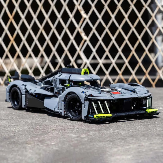 Tech MOC Le Mans Hybrid Hypercar Racing Car Bricks Toy