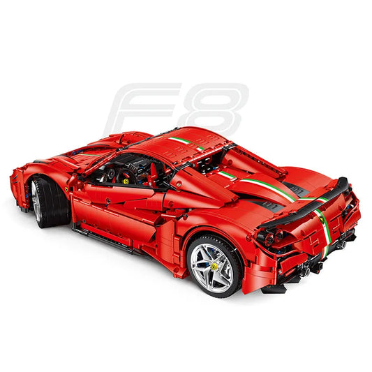 Technic MOC Ferrari F8 Racing Sports Car Bricks Toy