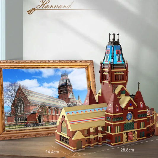 Creator Expert MOC Harvard Memorial Hall Bricks Toy