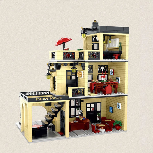Creator Expert MOC City Restaurant Block Module Bricks Toy
