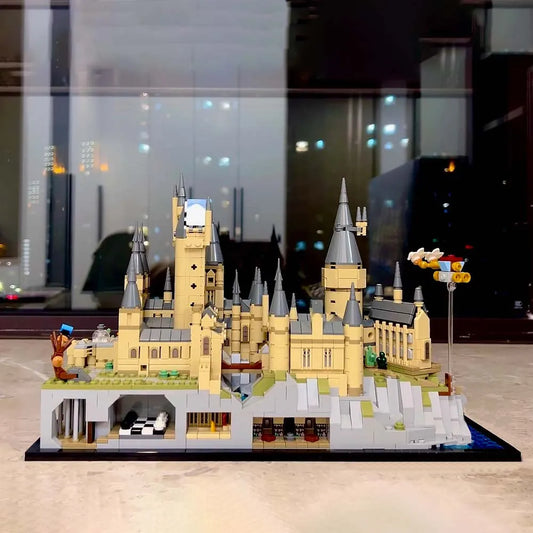 Harry Potter MOC Hogwarts Castle and Grounds Bricks Toy