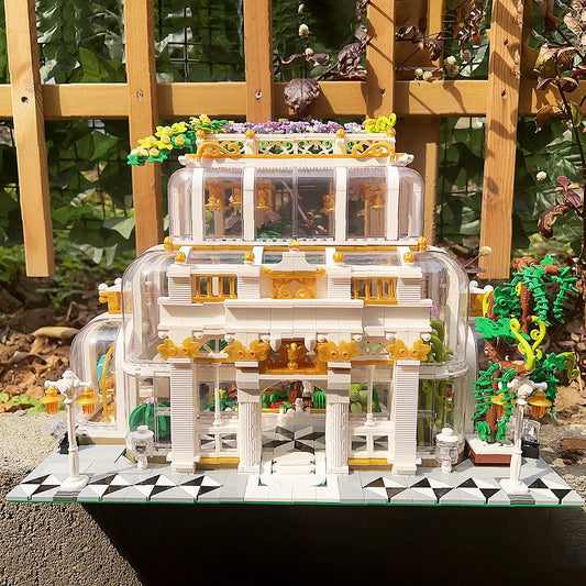 MOC Expert Neoclassical Botanical Garden Bricks Toy