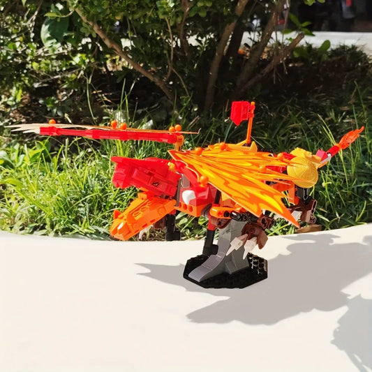 Creator Ideas MOC Movie Fire Dragon Bricks Toy