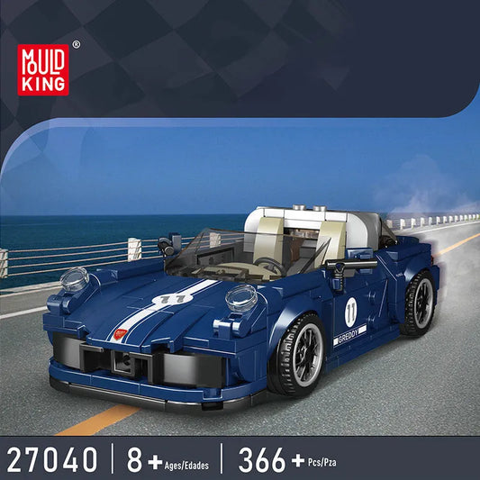 Tech Mini Porsche 911 Targa Speed Champions Bricks Toy