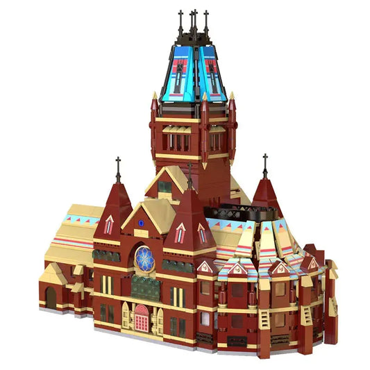 Creator Expert MOC Harvard Memorial Hall Bricks Toy