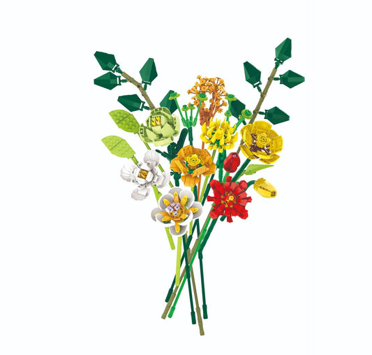 Creator Expert Ideas MOC Flower Bouquet Bricks Toy