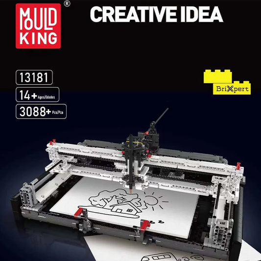 Technic Expert Motorized Plotter Bricks Toy