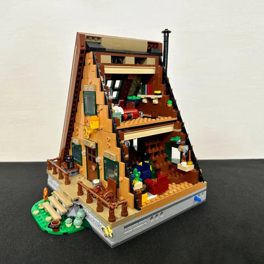Expert Ideas A Frame Cabin Bricks Toy
