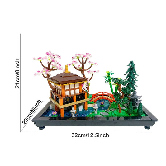Creator Expert City MOC Tranquil Garden Bricks Toy