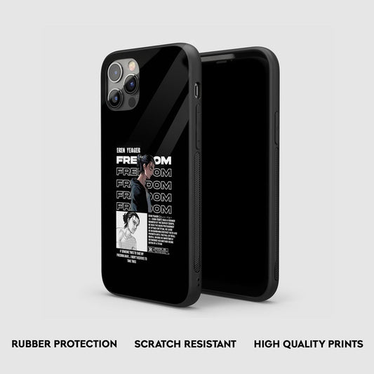 Eren Freedom Silicone Armored Phone Case by Anime Phone Cover