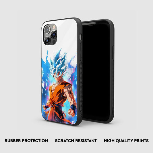 Super Saiyan Blue Silicone Armored Phone Case by Anime Phone Cover