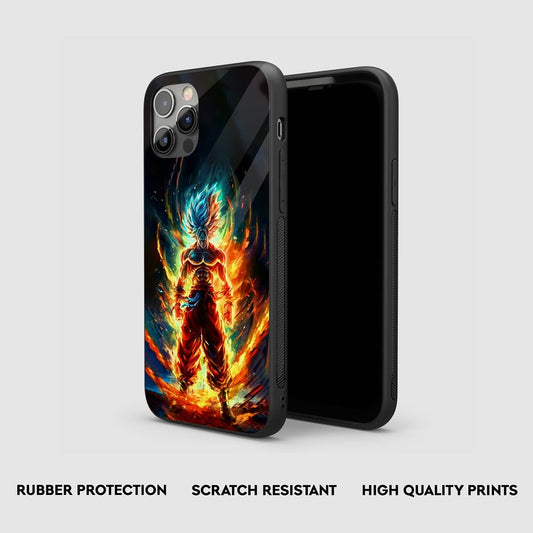 Goku Super Saiyan Silicone Armored Phone Case by Anime Phone Cover