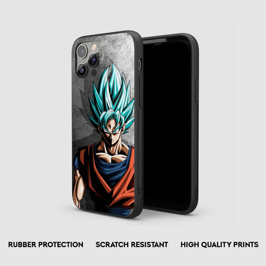 Goku Grey Silicone Armored Phone Case by Anime Phone Cover