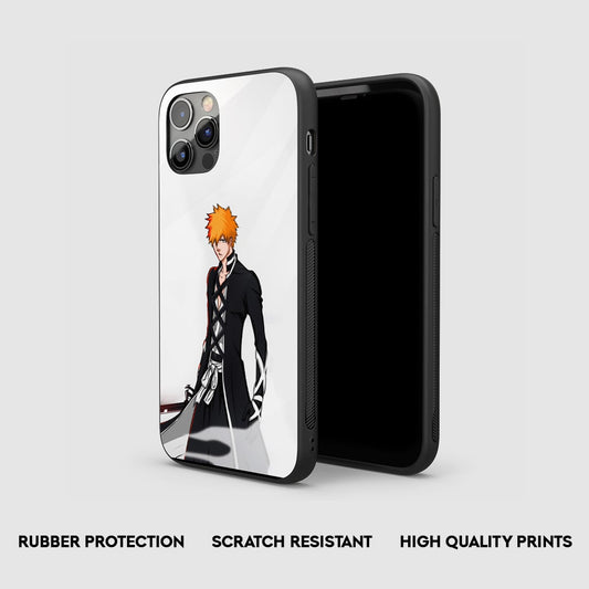 Ichigo Minimal Silicone Armored Phone Case by Anime Phone Cover