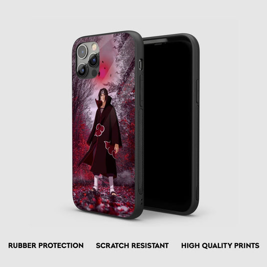 Itachi Aesthetic Silicone Armored Phone Case by Anime Phone Cover