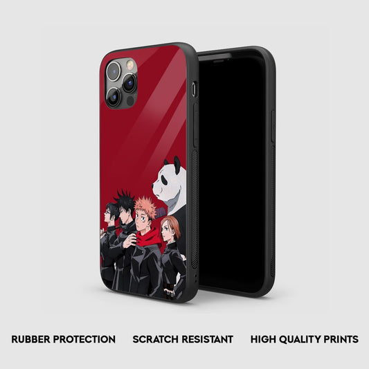 Jujutsu Group Silicone Armored Phone Case by Anime Phone Cover
