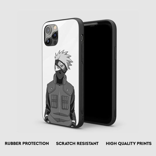 Kakashi White Silicone Armored Phone Case by Anime Phone Cover