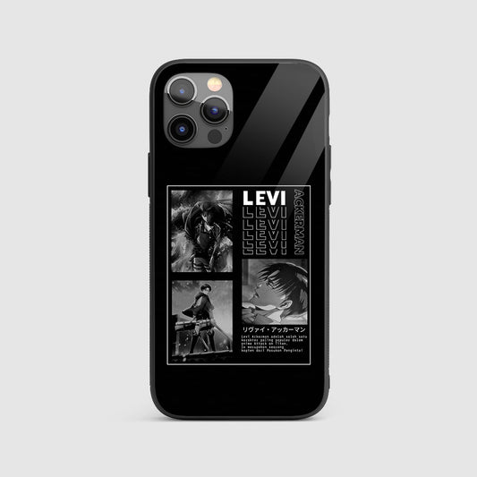 Levi Black & White Silicone Armored Phone Case
