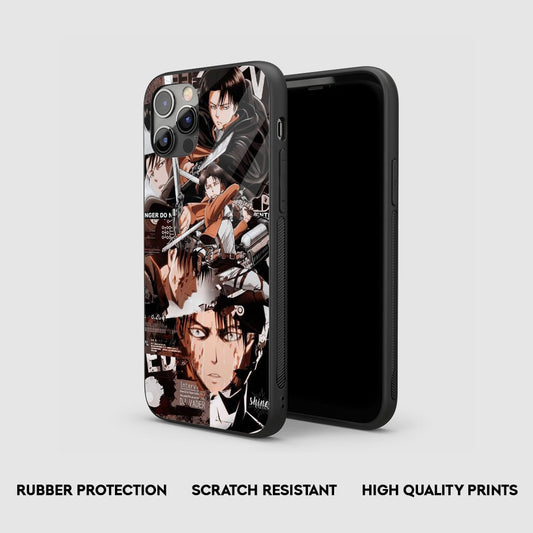 Mikasa Graphic Silicone Armored Phone Case by Anime Phone Cover