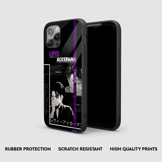 Levi Synopsis Silicone Armored Phone Case by Anime Phone Cover