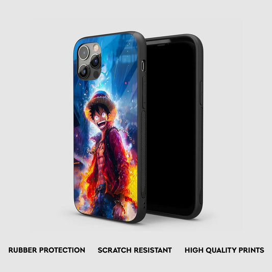 Luffy Laughing Silicone Armored Phone Case by Anime Phone Cover