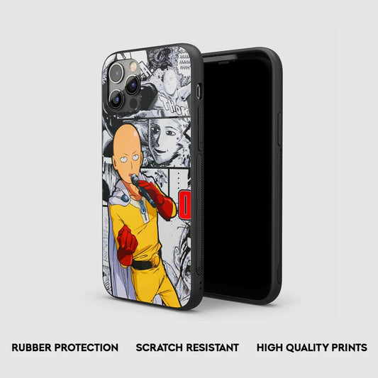 Saitama Manga Silicone Armored Phone Case by Anime Phone Cover