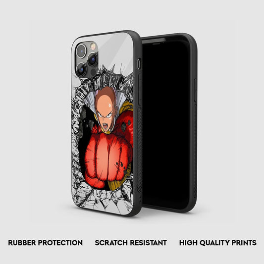 Saitama Punch Silicone Armored Phone Case by Anime Phone Cover