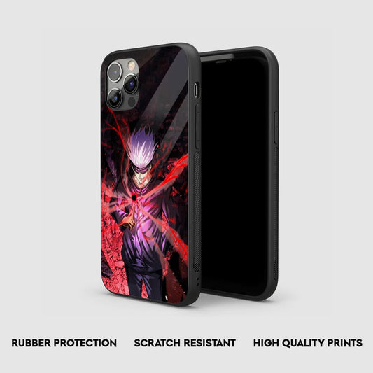 Satoru Cursed Silicone Armored Phone Case by Anime Phone Cover