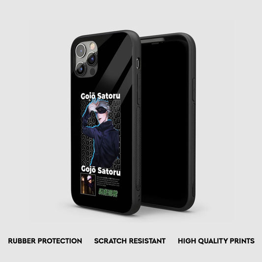 Satoru Pattern Silicone Armored Phone Case by Anime Phone Cover