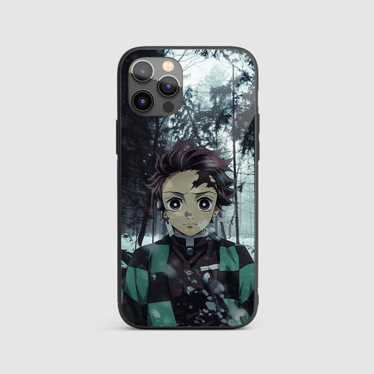Tanjiro Winter Silicone Armored Phone Case