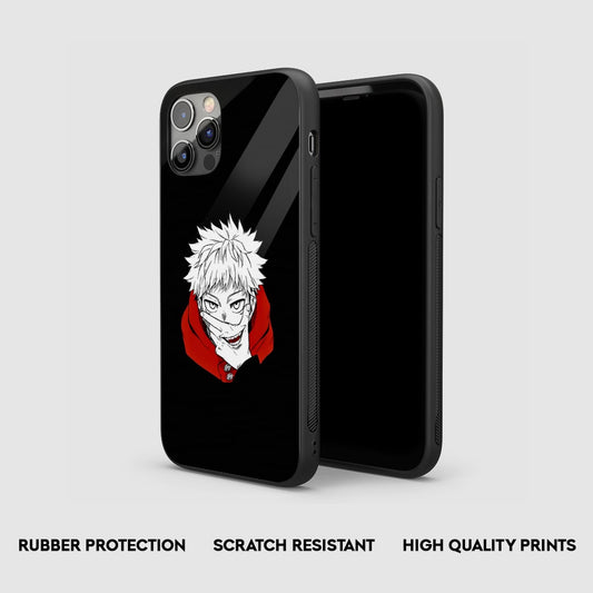 Yuji Itadori Minimalist Silicone Armored Phone Case by Anime Phone Cover