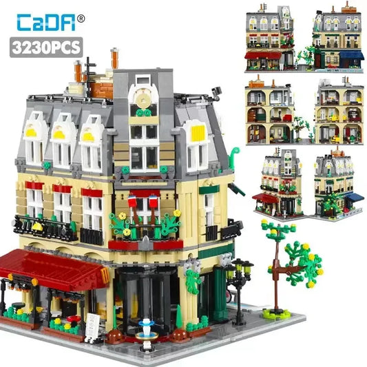 MOC C66009 Creator Expert Paris Restaurant Bricks Toy
