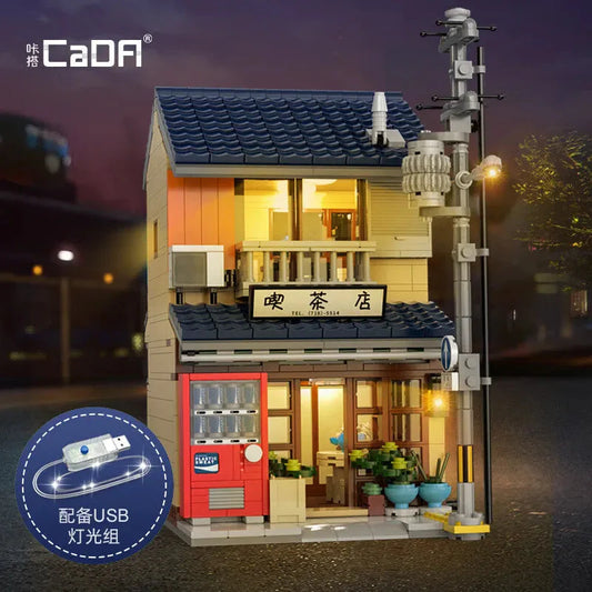 Creator Expert Japanese House Tea Store Shop Bricks Toy