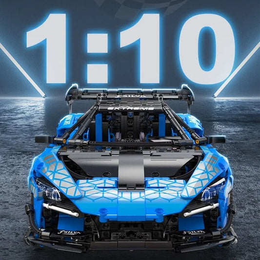 MOC McLaren Senna GTR Racing Sports Car Bricks Toys