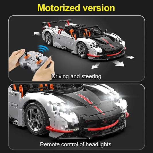 MOC RC Super Sports Wings Car Bricks Toys C63002P