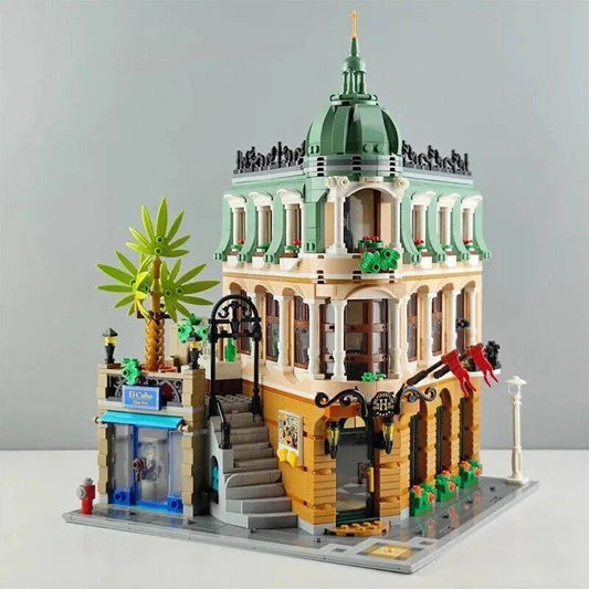 MOC 22050 City Street Expert Boutique Hotel Bricks Toys