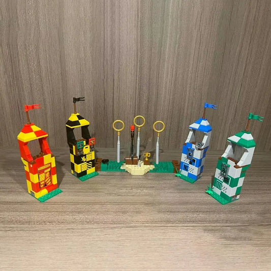 MOC 6061 Harry Potter Hogwarts Quidditch Match Bricks Toy
