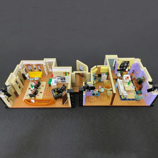 MOC 66333 Ideas Experts Friends Apartment Bricks Toy