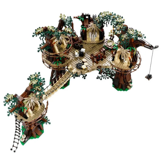 Building Blocks Star Wars MOC Ewok Village 05047 Bricks Toys