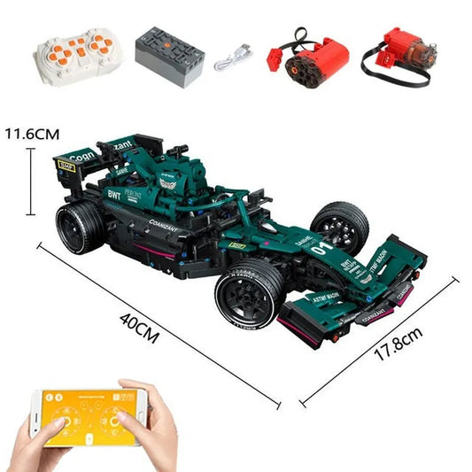 MOC C014 RC Concept F1 Formula One Racing Car Bricks Toy
