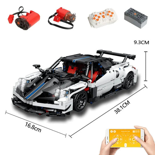 MOC C017 Motorized RC Concept Pagani Roadster Bricks Toys
