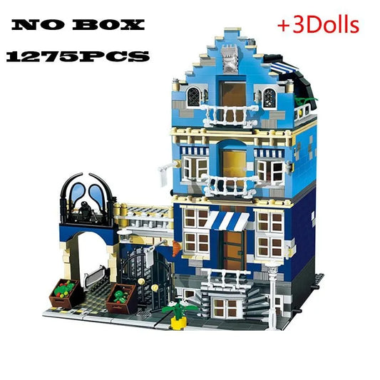 City Creator Experts Factory Market MOC 15007 Bricks Toy