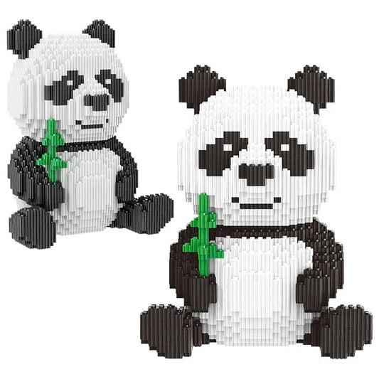 City Experts MOC Cute Panda MINI Bricks Kids Toys