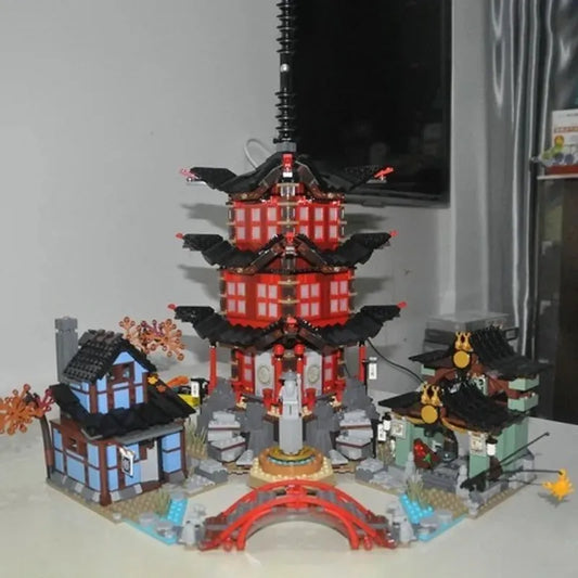 City Ninjago MOC Temple Airjitzu Bricks Toys 06022