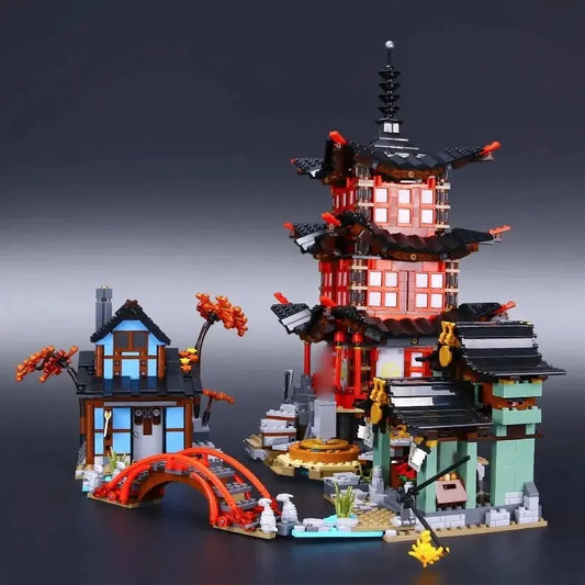 City Ninjago MOC Temple Airjitzu Bricks Toys 06022
