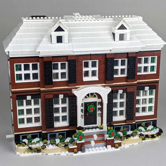 Creative Ideas MOC Home Alone House Bricks Toys